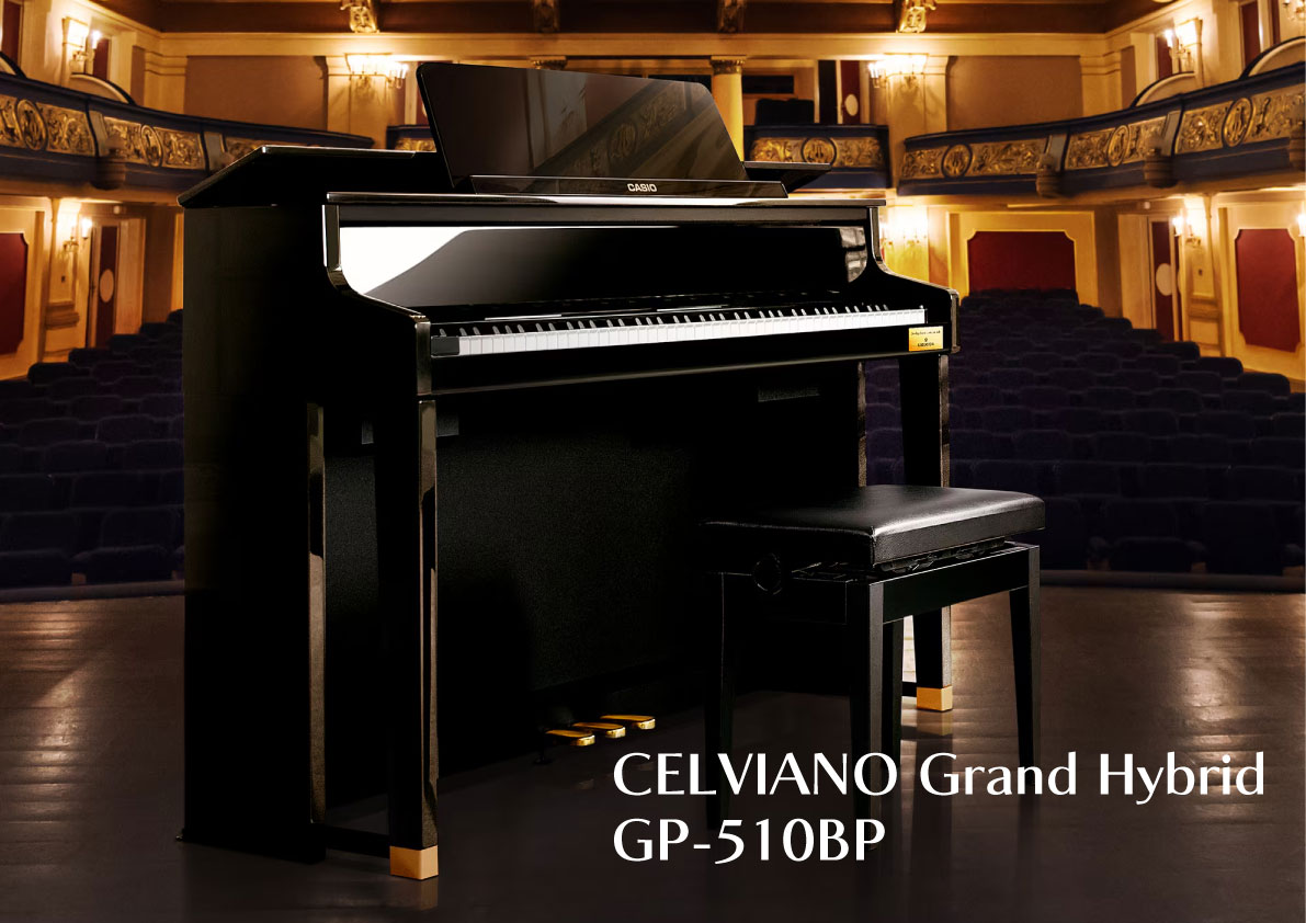 グランドピアノの弾き心地をそのままにーカシオGrand Hybrid