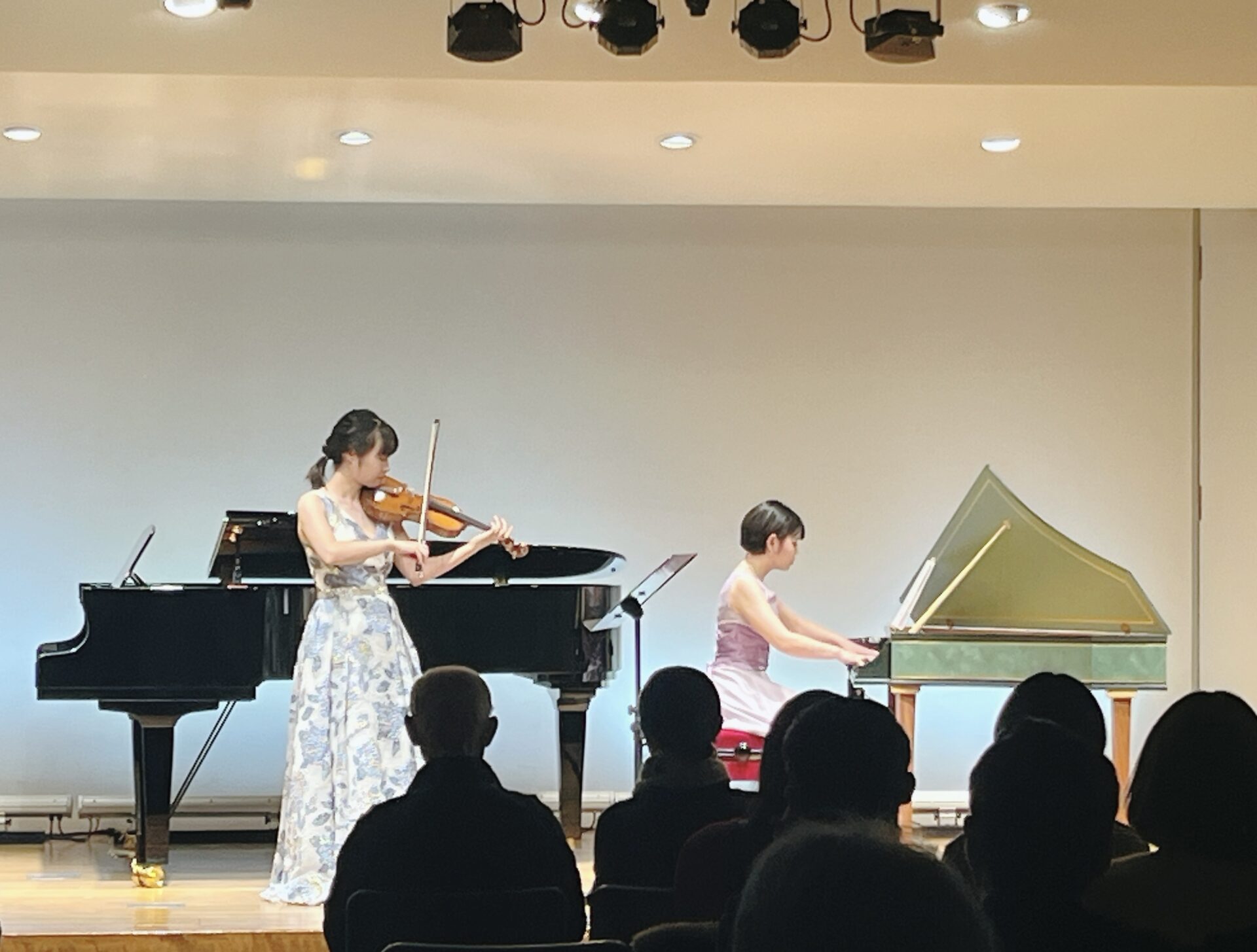 ♪開催レポート:田中三奈穂&関口林音 2つの鍵盤楽器とヴァイオリンによるデュオコンサート