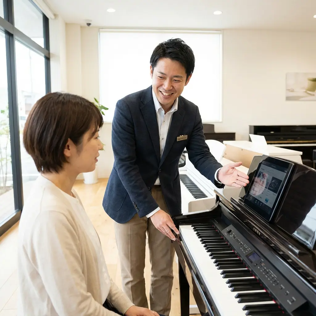 見て・聴いて・弾いて♪いろいろ試せるから、ピッタリの1台に出会える!